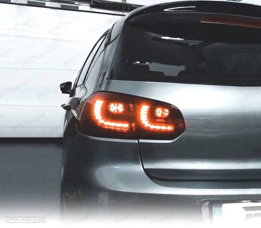 FAROLINS TRASEIROS FULL LED PARA VOLKSWAGEN VW GOLF 6 ESCURECIDO DINAMICOS 08-12 - 5