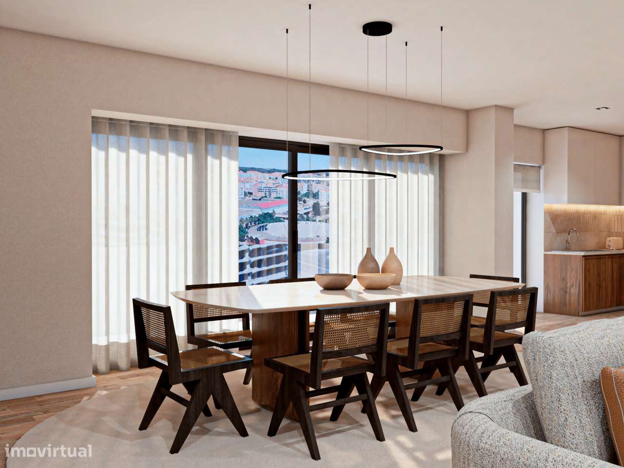 Apartamento T3 Centro Montijo com garagem e varanda - Grande imagem: 5/23