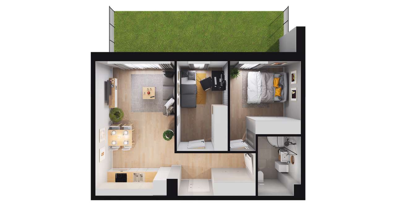 ul. Stawowa | mieszkanie 3-pok. | 1.3 - Pełny obrazek: 3/9