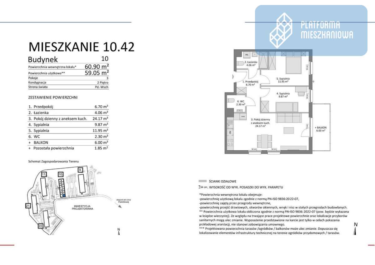 Mieszkanie z dodatkową toaletą i jasną kuchnią-5