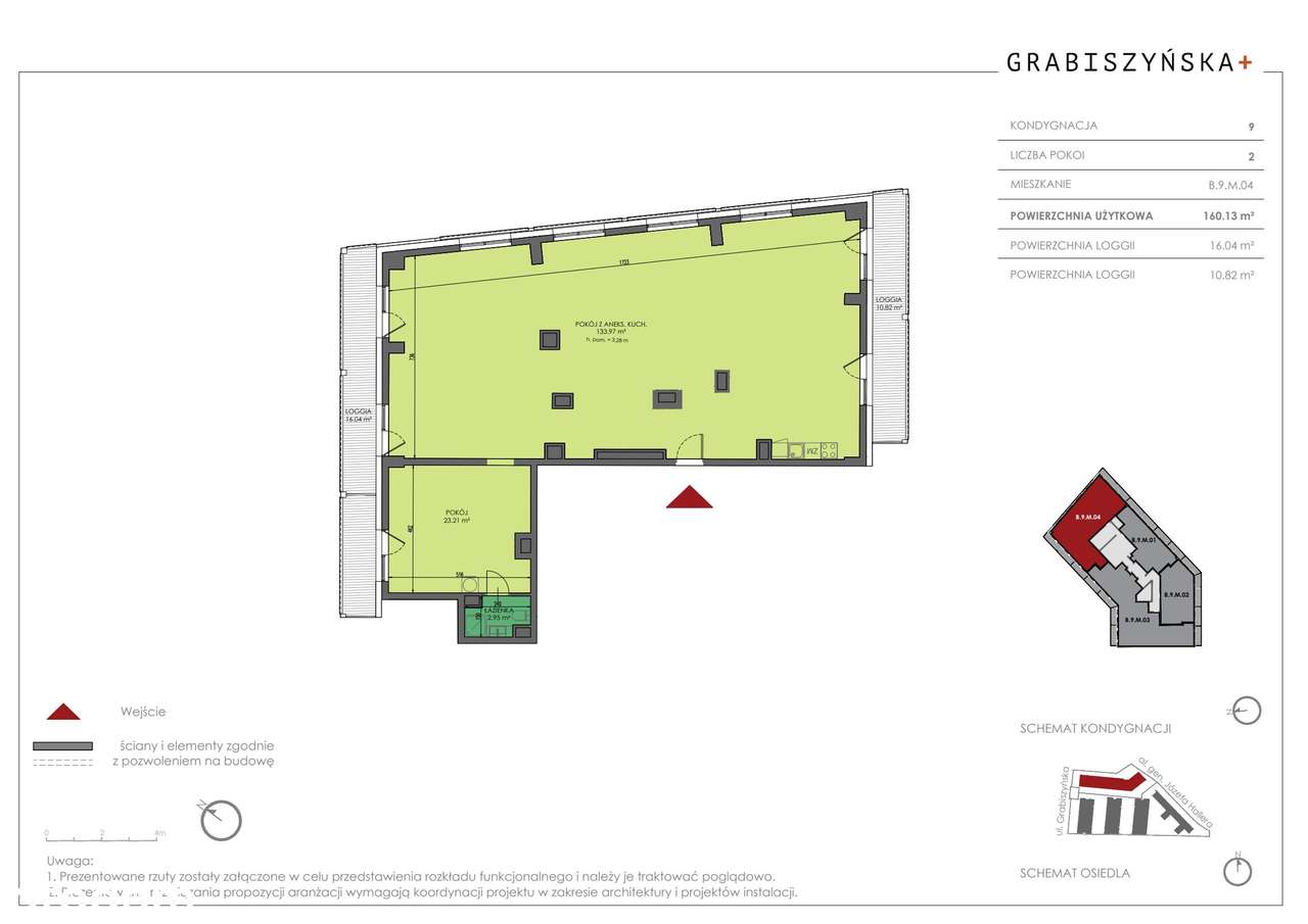 2-pokojowe mieszkanie 160m² (B.9.M.04)| Grabiszyńska + |Od zaraz - Pełny obrazek: 2/8