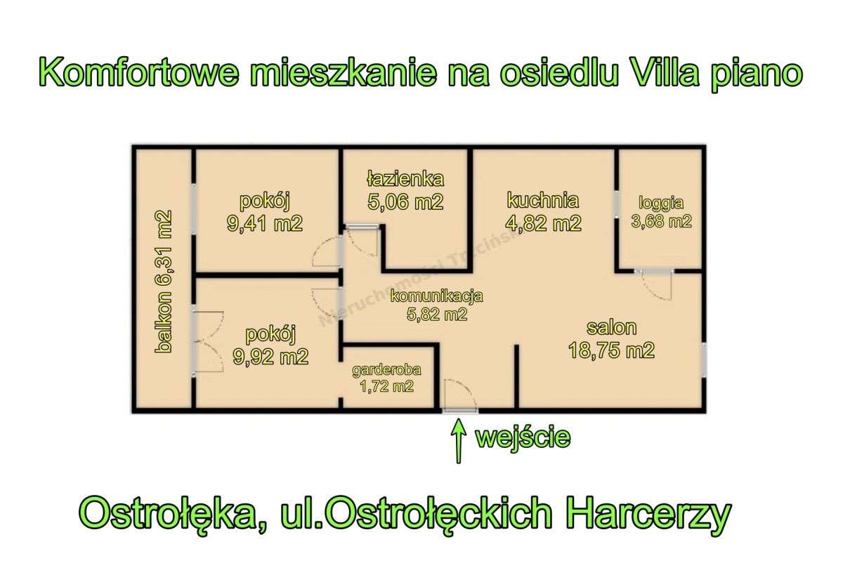 Nowoczesne 58 m² na zamkniętym osiedlu Villa Piano-16