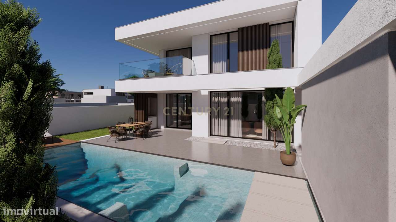 Moradia T4 contemporânea com piscina e garagem junto à Beloura/TASIS - Grande imagem: 3/33