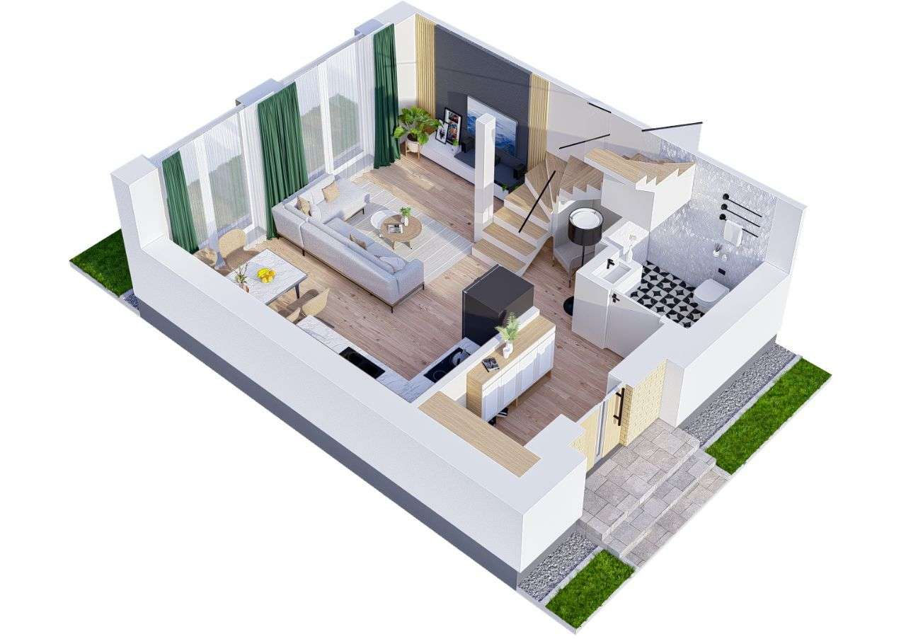 ul. Nadarzyńska , bliźniak blisko WKD , 2 msc. postojowe w cenie-7