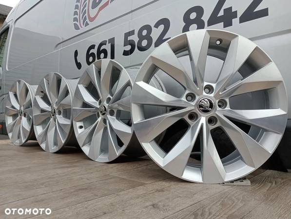 FELGI ALUMINIOWE 5x112 R18 8J ET44 SKODA ENYAQ KAROQ KODIAQ OCTAVIA SUPERB YETI - 1