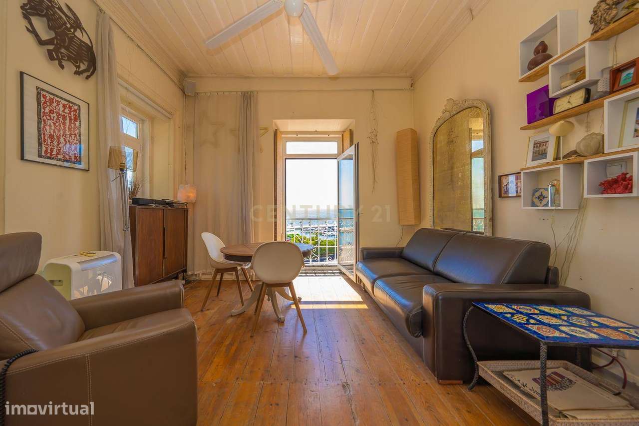Apartamento com charme em Setúbal com uma vista soberba para o rio e t-2