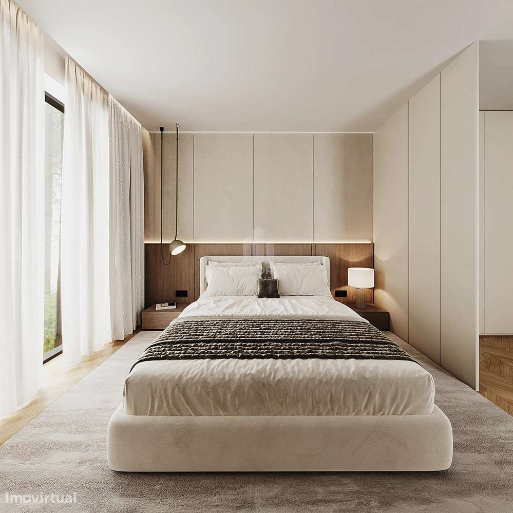 T1 Moderno com Varanda e Piscina – Empreendimento Mais Vitta, Frazão-3