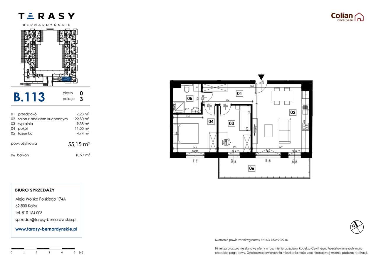 3-pokojowe mieszkanie 55m2 + balkon Bezpośrednio - Pełny obrazek: 2/9