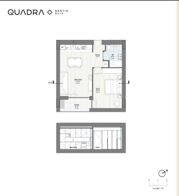 Apartamento T1 Novo c/ Lugar de Garagem em Mafamude (Centro de Gaia)-10