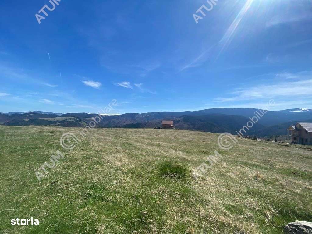 Teren intravilan de 3000 mp cu utiltati si PUZ in Paltinis Judet Sibiu - Imagine principală: 4/12