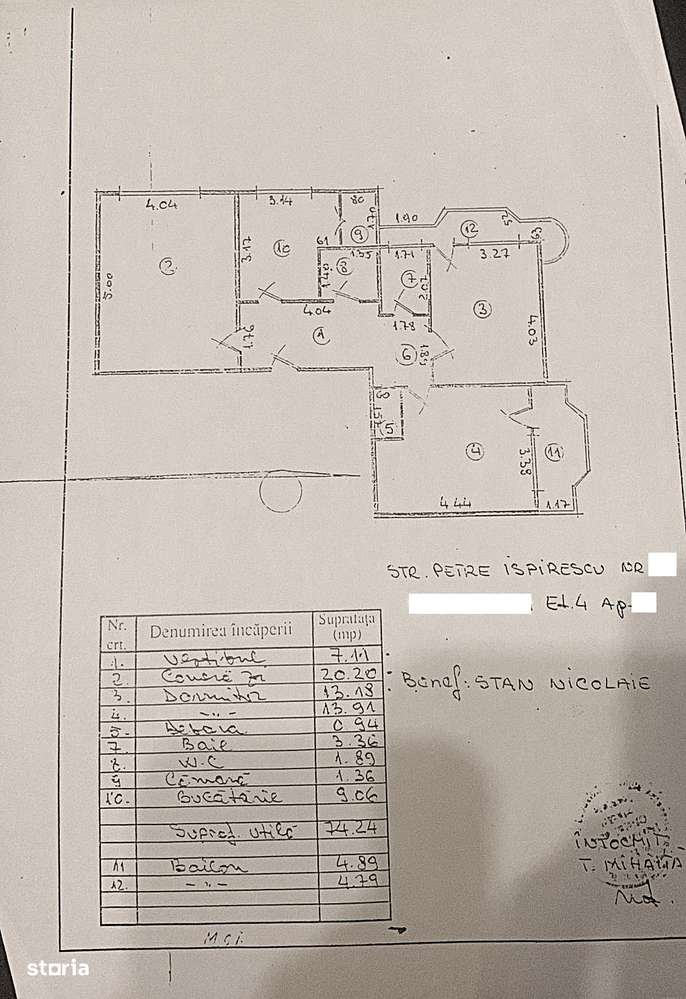 Vanzare Apartament cu 3 Camere | Centrala - Sebastian - P. Ispirescu-19