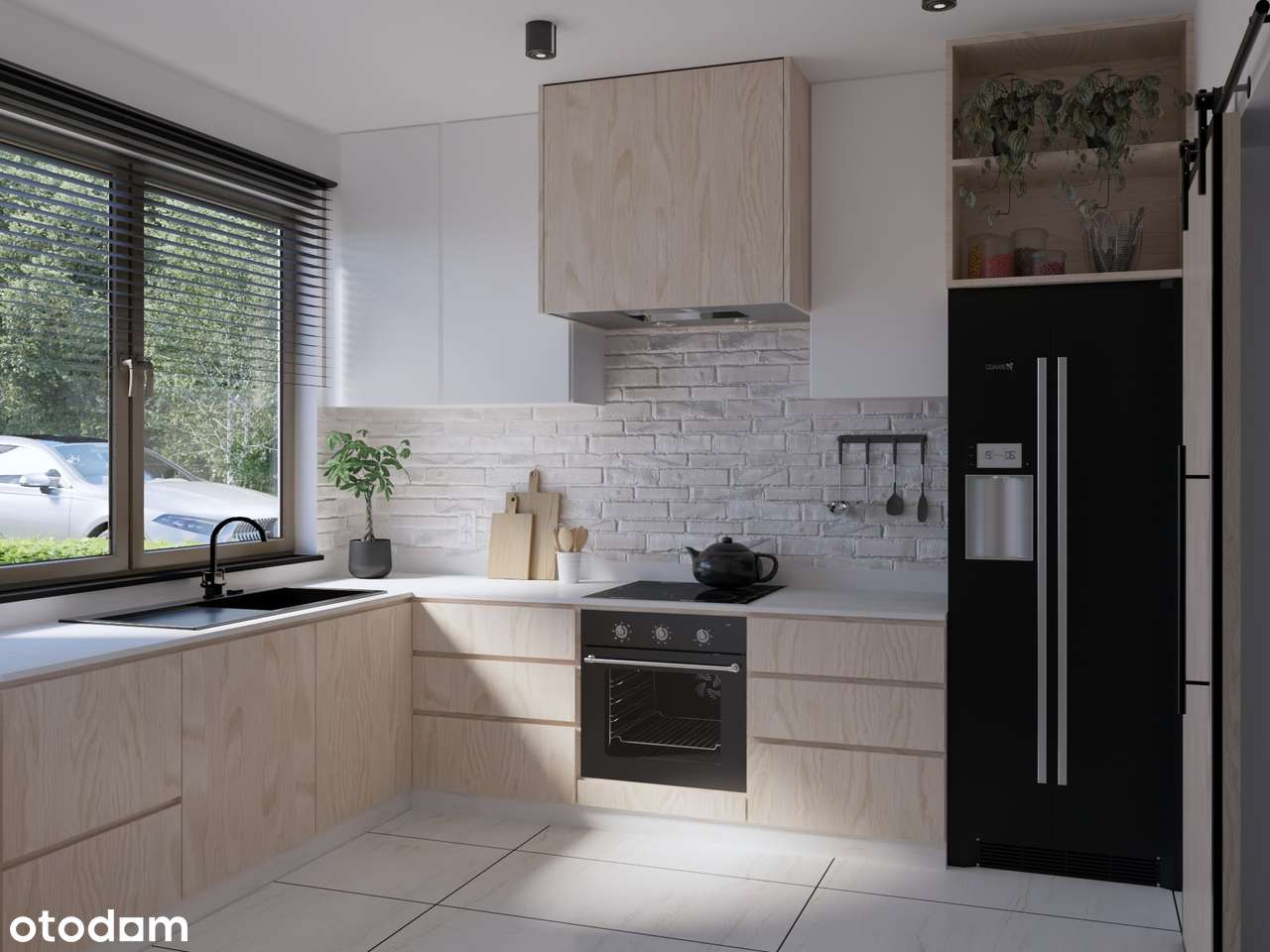 Skrajny segment szeregowca z ogrodem w lesie - Pełny obrazek: 4/12