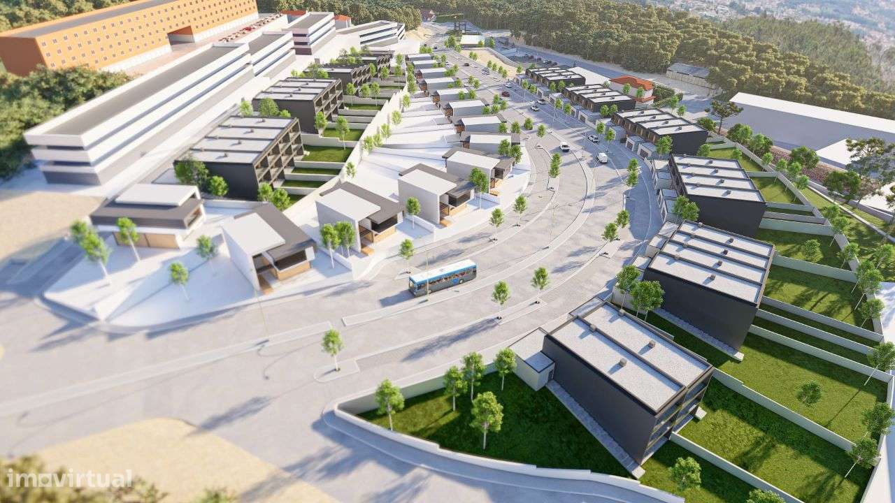 Moradia T3 em construção com duas Salas em Cristelo, Paredes-21