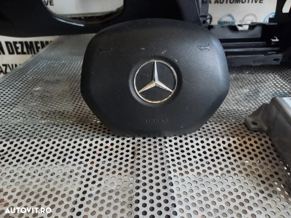 Plansa Bord Kit Airbag  Mercedes C Class W204 Facelift An 2011-2012-2013-2014-2015 Volan Stanga Europa Motor 2.2 Cdi Euro 5 Cod OEM651 - 6