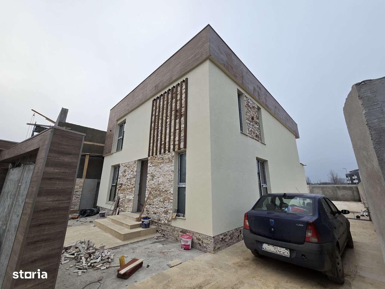 Vilă modernă Bragadiru piscină overflow 5 camere birou inc pardoseala - Imagine principală: 4/9