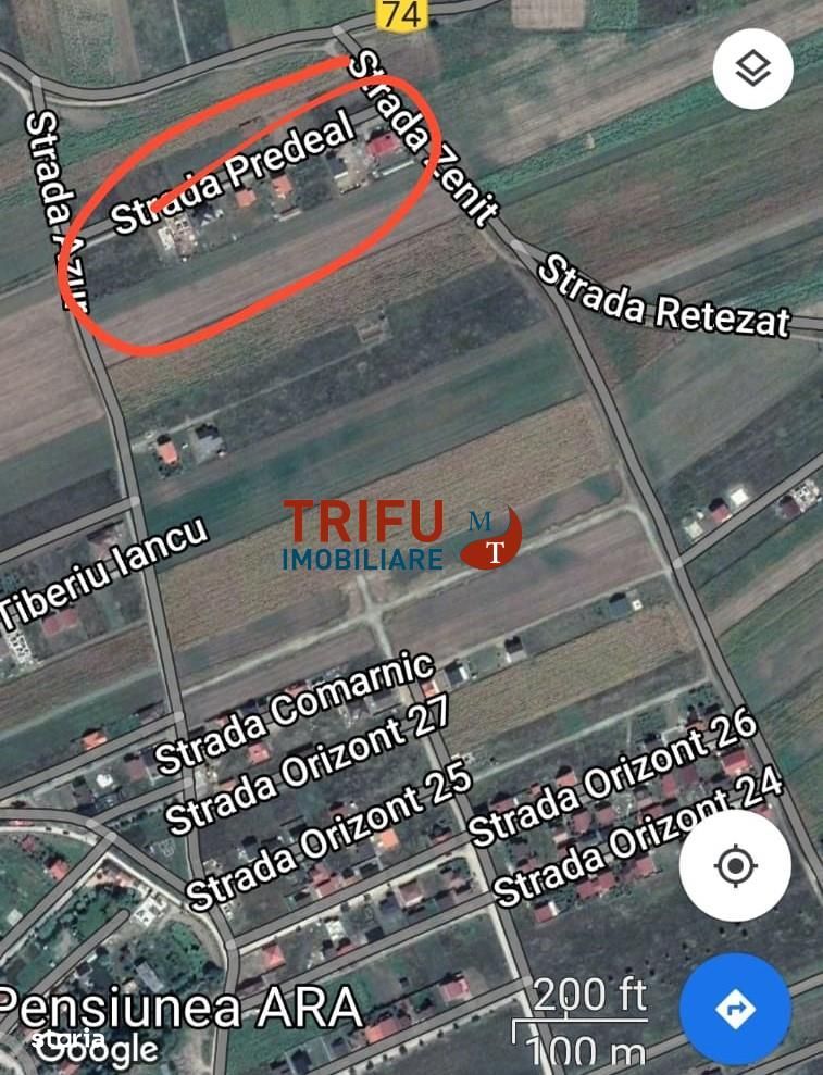 Teren intr-o zona linistita cu priveliste superba