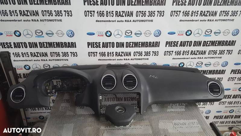 Plansa Bord Kit Airbag Mercedes ML W164 Volan Stanga Impecabila - 1