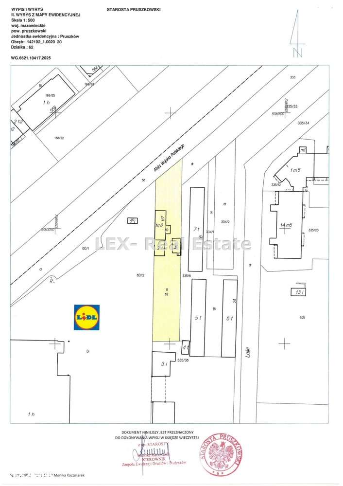Działka inwestycyjna 870m obok Lidla w Pruszkowie-0
