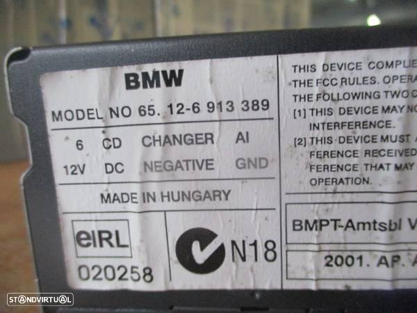 Radios 65126913389 BMW E46 COUPE 2001 320I 165CV 0P BMW 6 CD CHANGER - 5