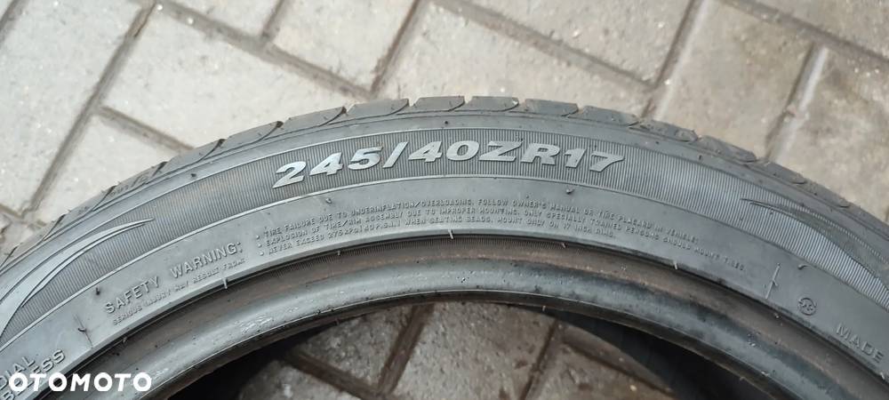 OPONY LETNIE 245/40R17 NEXEN NFERA SU1 (1110) LATO PARA 2 sztuki - 4