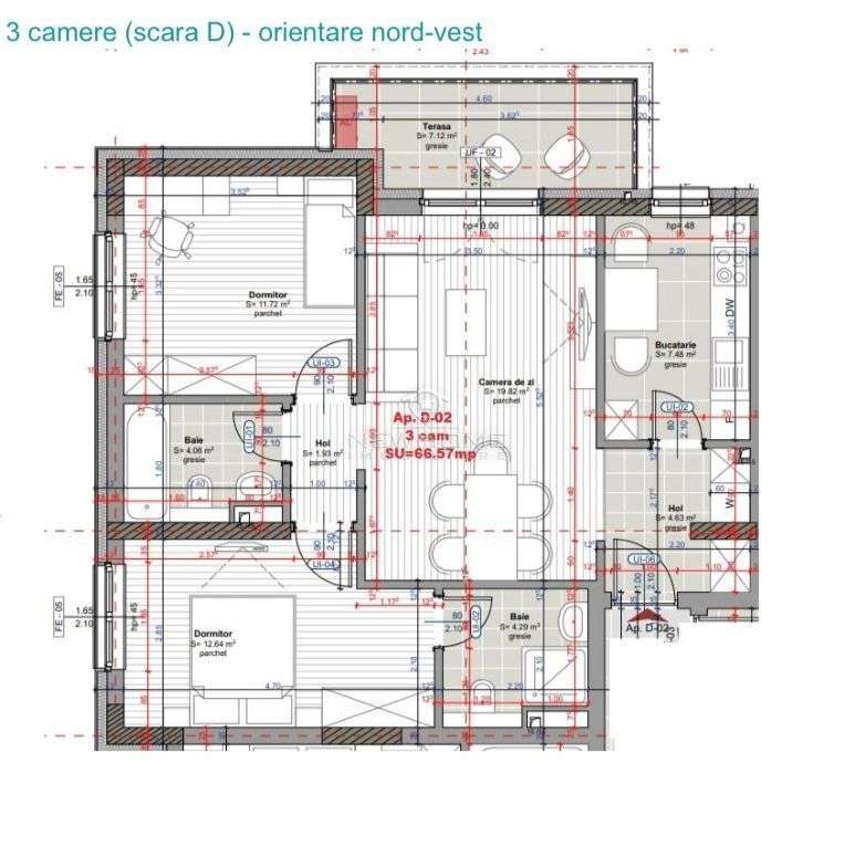 Apartament 3 camere, Park Lake, zona Iulius Mall-7