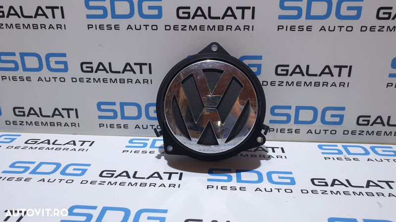 Sigla Emblema Maner Clapeta Deschidere Hayon Haion Portbagaj Volkswagen Golf 6 Hatchback 2008 - 2014 Cod 6R0827469 3C5827469F - 1