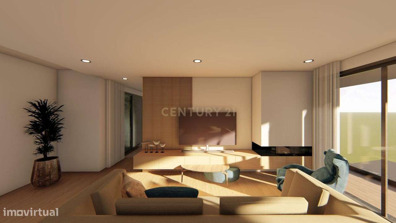 Terreno de 800 m² com Projeto Aprovado | Moradia T3 Contemporânea | Sã-15