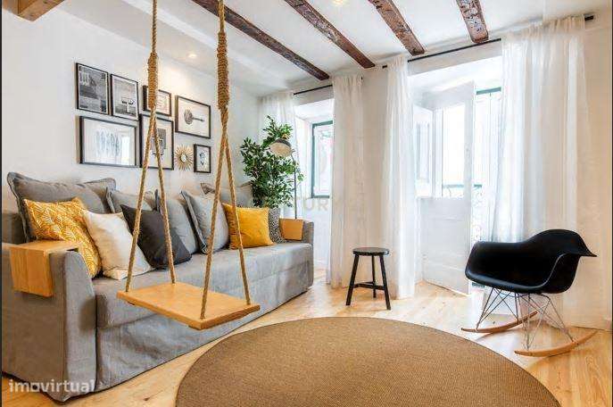 Excelente T1 no Beco do Maquinez, em Alfama, Lisboa, perto do Terminal - Grande imagem: 3/13