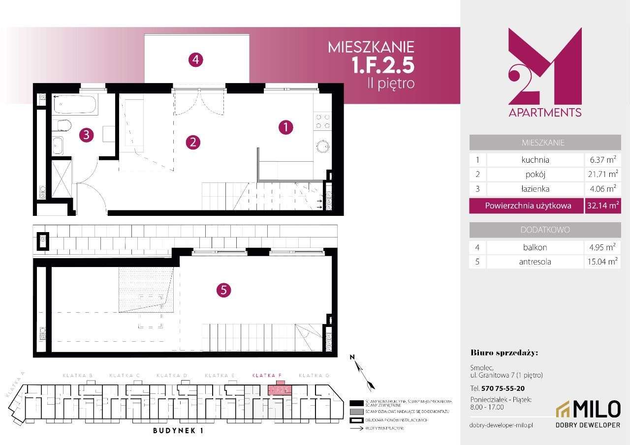 Mieszkanie 1.F.2.5 - Pełny obrazek: 2/7