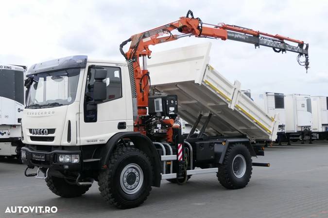 Iveco EUROCARGO 150E25 / 4X4 / BASCULANTE + HDS TEREX 120.2 E / PENTRU INDUSTRIA ELECTRICĂ / RADIO CONTROL / 67.000 KM KILOMETRAJ - 1