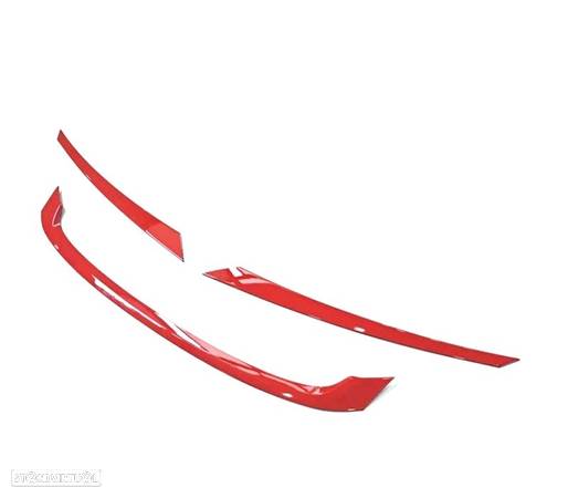 FRISOS PARA HONDA CIVIC 16-20 LOOK TYPE R VERMELHO - 3