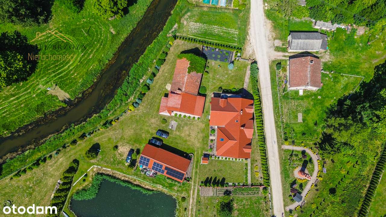 Wyjątkowa posiadłość nad rzeką z prywatnym lasem z 6 ha działką-3