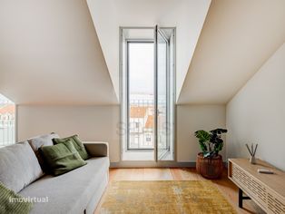 T1 em edificio novo, na Graça, Varanda com vista Tejo e cidade, Lisboa - Grande imagem: 4/24