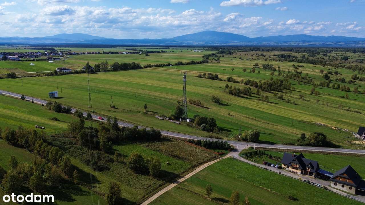 Budowlana działka z widokiem na Tatry, idealne wymiary pod dom.-5