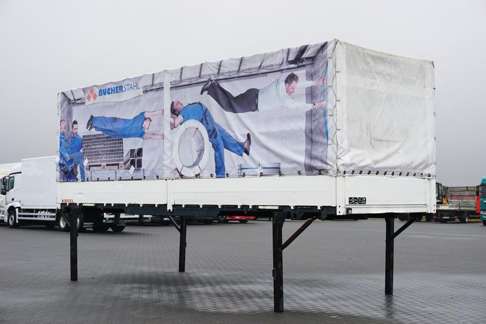 Mercedes-benz Kogel / zabudowa / bdf / burto-plandeka / dł. 7,3 m / 18 palet 2004
