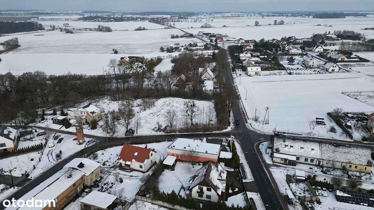 NAROŻNA działka inwestycyjna pod zab.mieszkaniową, wszystkie media !-9