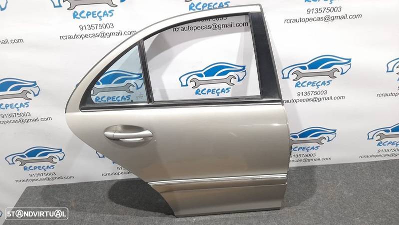 PORTA PORTAS TRASEIRA TRÁS DIREITA MERCEDES BENZ CLASS C W203 SEDAN CARRO A2037300205 2037300205 FECHO ELEVADOR MOTOR PUXADOR VIDRO - 1