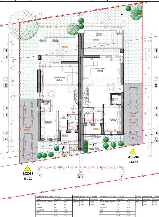 Duplex de vanzare -4 camere, 184 mp utili, curte proprie, 2 Parcari - Imagine principală: 4/5