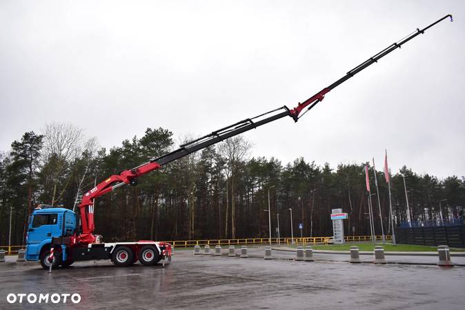 MAN TGA 28.410 6x2 HMF 3720 + Fly Jib Wciągarka HDS Żuraw Wciągarka Crane Kran Winch - 12