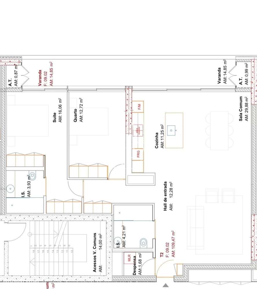 Apartamento T2 novo em condomínio com piscina em Ramalde Porto-32