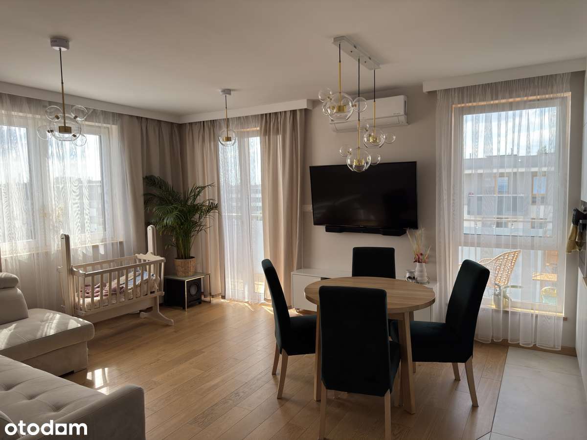 Przytulne i jasne mieszkanie 3 pokojowe 58 m2 z klimą i podłogówką - Pełny obrazek: 1/20