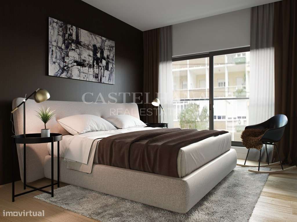 Apartamento T2 com varanda em novo empreendimento em Cacilhas - Grande imagem: 4/18