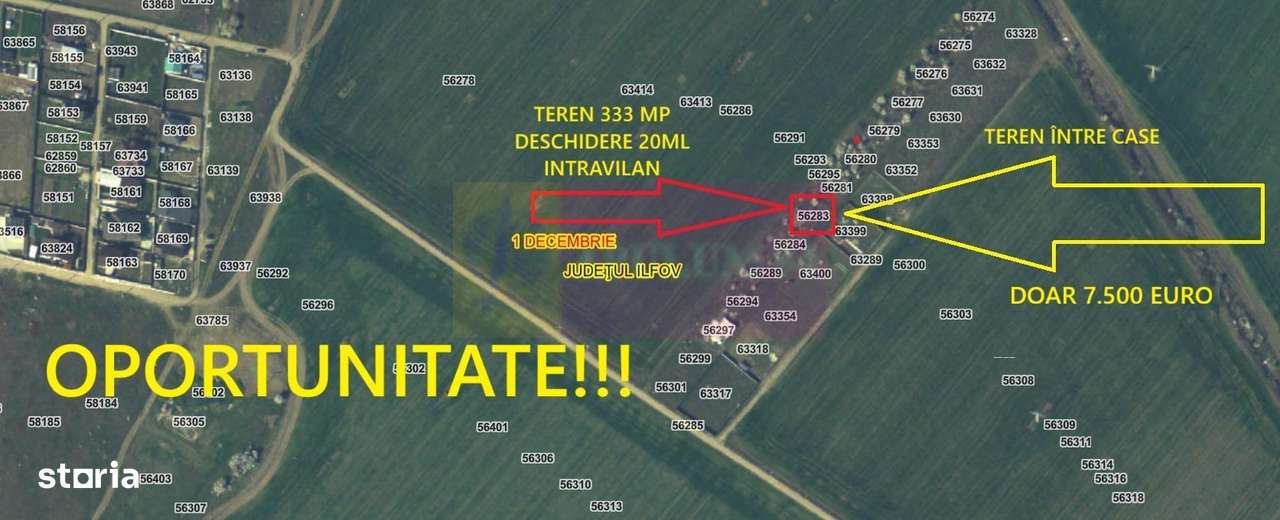 Teren aproape de Bucuresti langa padure între case - Imagine principală: 1/20