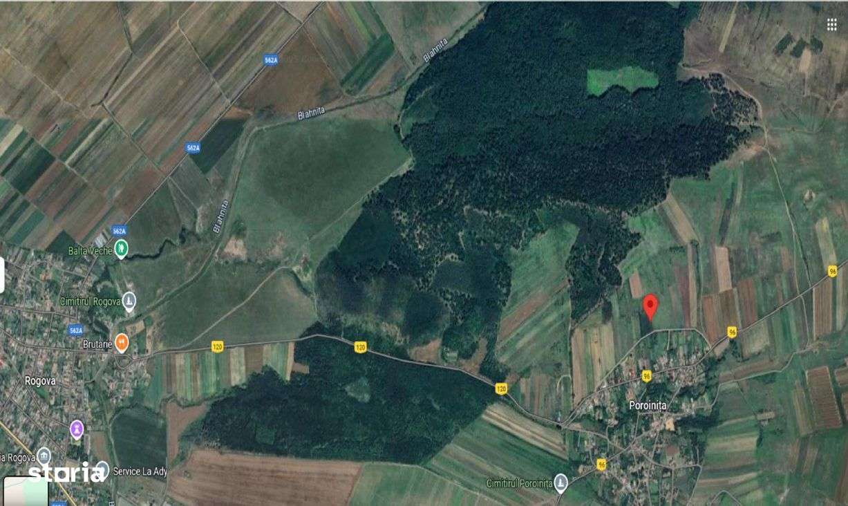 Cota de 1/2 din teren extravilan, comuna Rogova, Jud Mehedinti CP25499 - Imagine principală: 2/3