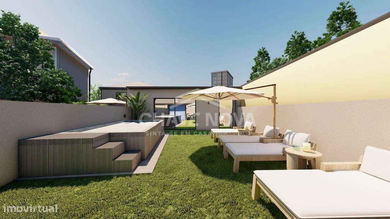 Moradia V3 de Luxo c/ 3 Suites, Piscina em Leça do Balio-16