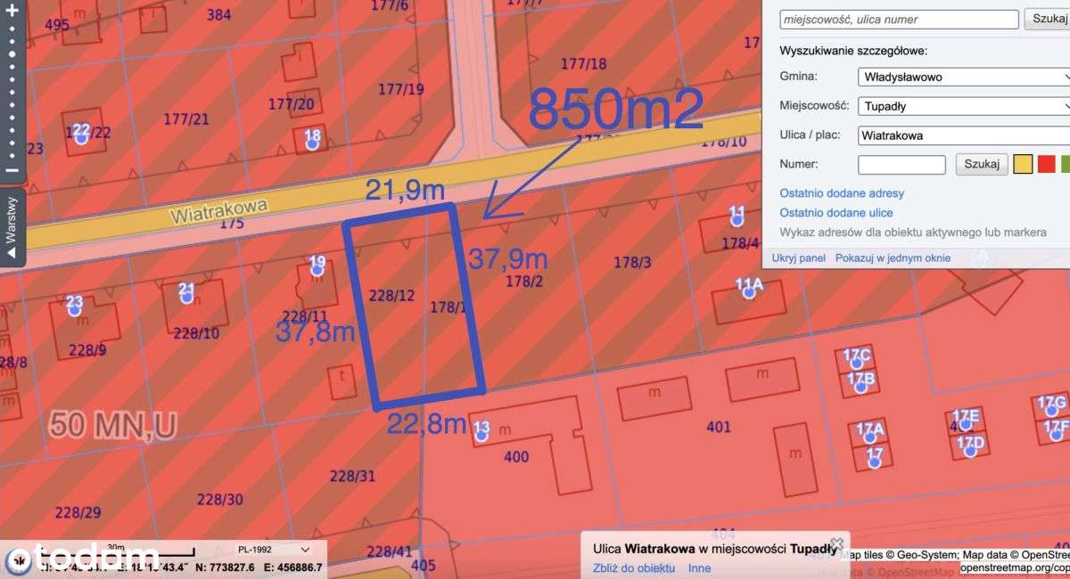 Budowlana MN,U|900m morze|na granicy Jastrzębiej - Pełny obrazek: 4/14