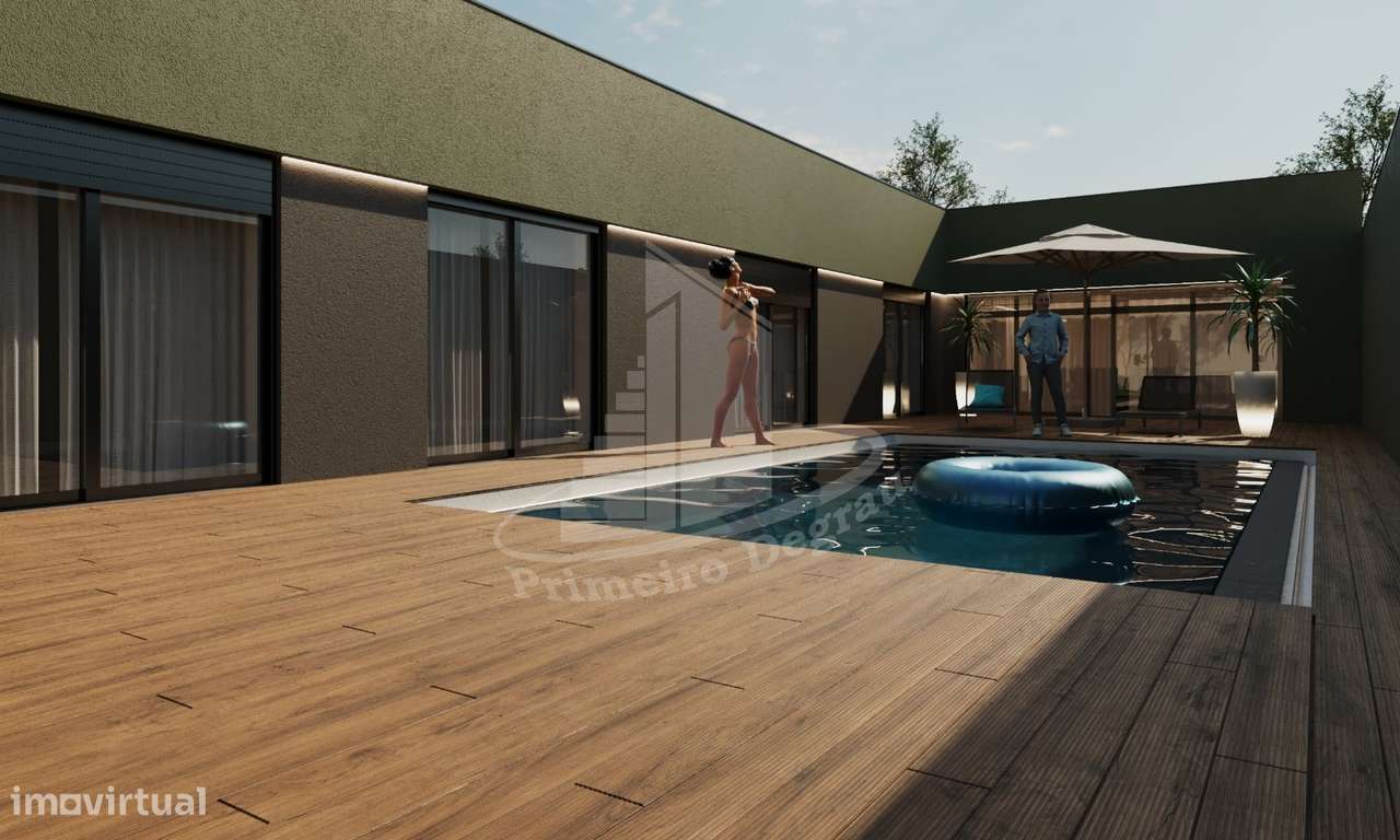 Moradia térrea com 4 suítes e piscina-9