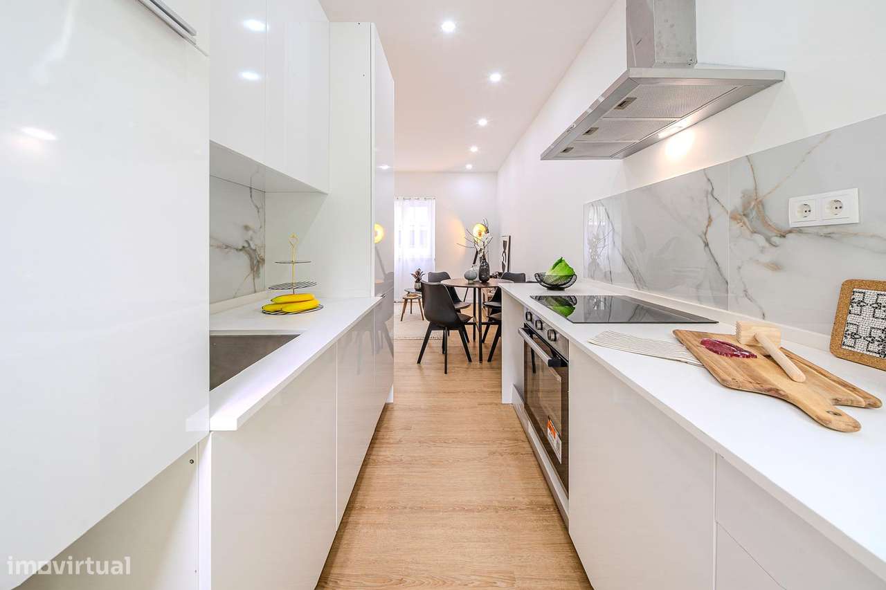 "T1 totalmente remodelado com terraço privado no Areeiro — ..." - Grande imagem: 5/16
