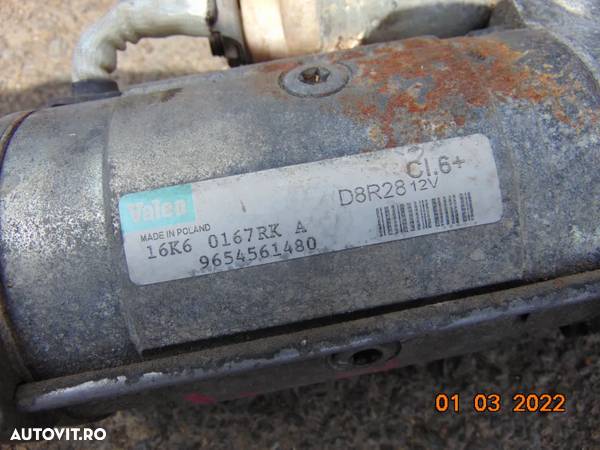 Electromotor peugeot 2.2hdi 407 607 807 citroen c5 c6 2.2 hdi dezmembrez - 3