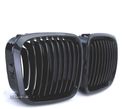 GRELHAS FRONTAIS PARA BMW E46 4D 98-01 PRETO BRILHANTE - 3